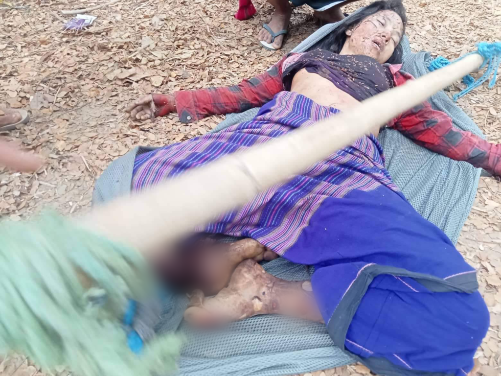 25-year-old Naw Thu Za Nwe was killed by a Burma Army mortar on February 23.