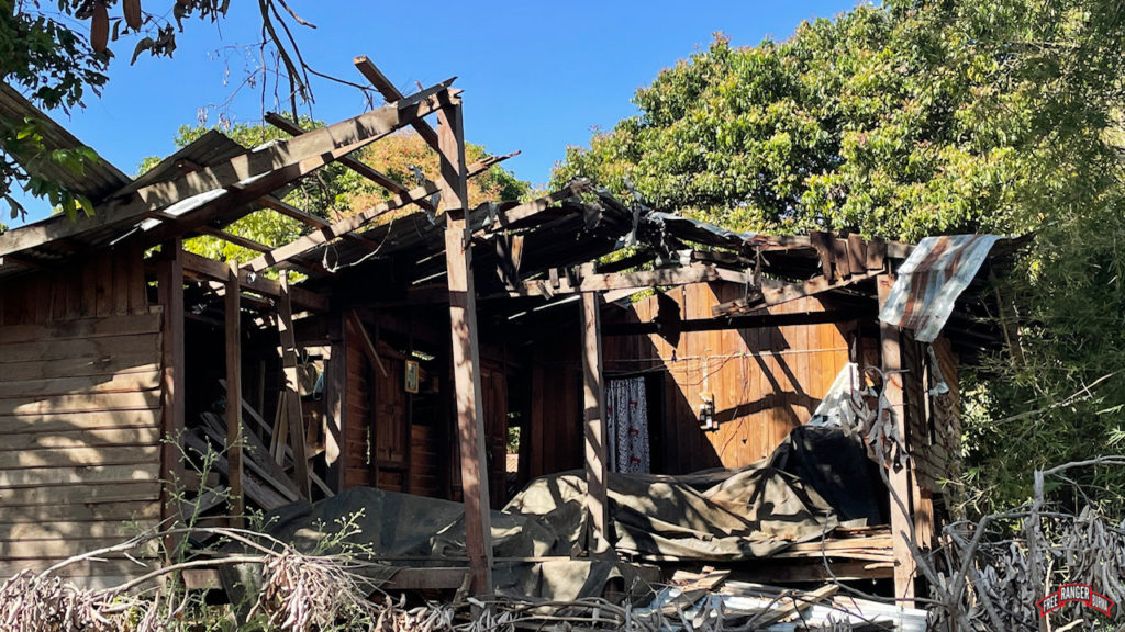 Destroyed home in Demoso. 