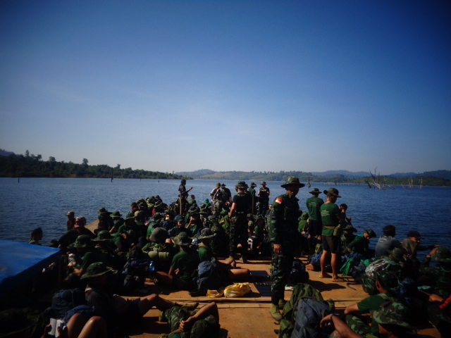 Whether walking, climbing, riding in a truck, or loading up a boat, Rangers find a way.