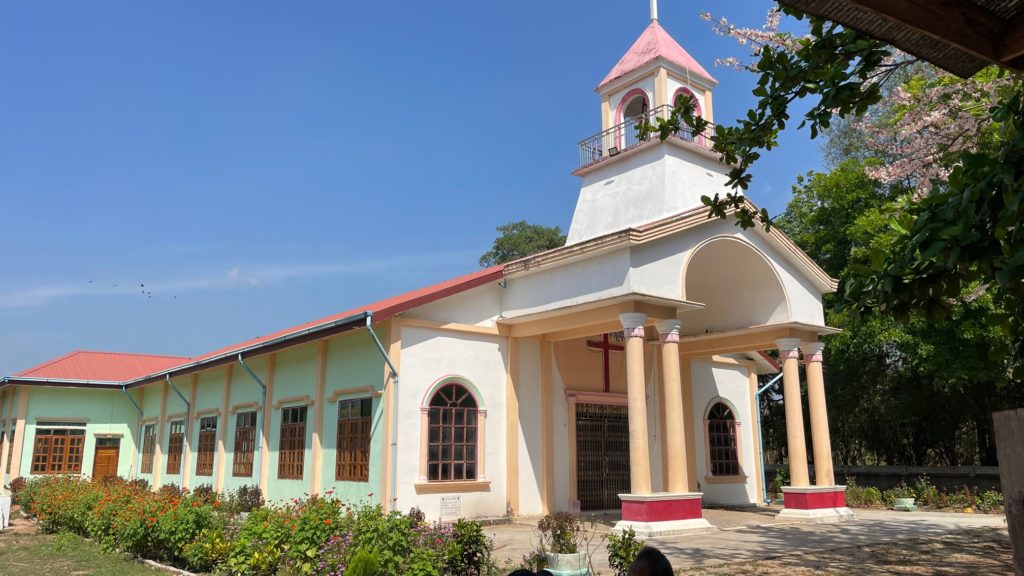 Before the church was bombed.