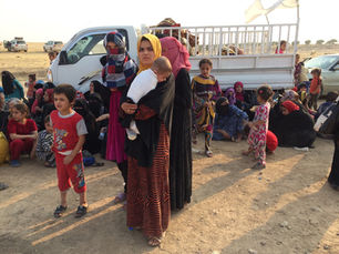Kurdistan Dispatch No. 2: Families Escape from ISIS at Omar Qamshi, 11 Miles from Mosul