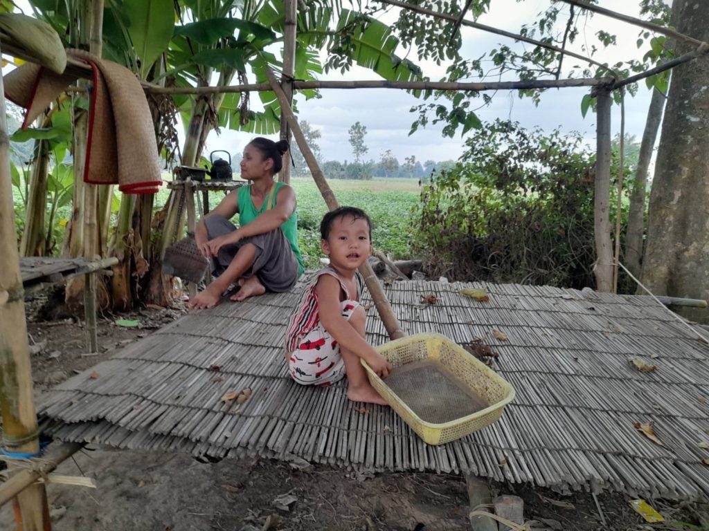 Family of the young man killed by mortar attack.