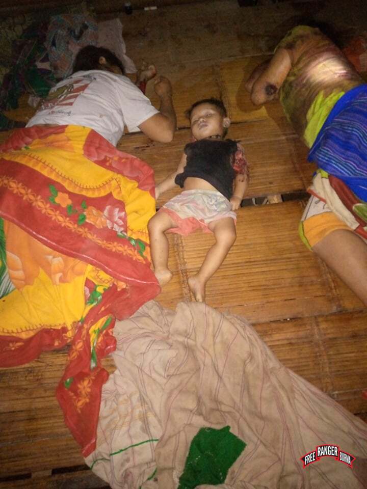 One of the four children killed by the Burma Army on March 5, 2022