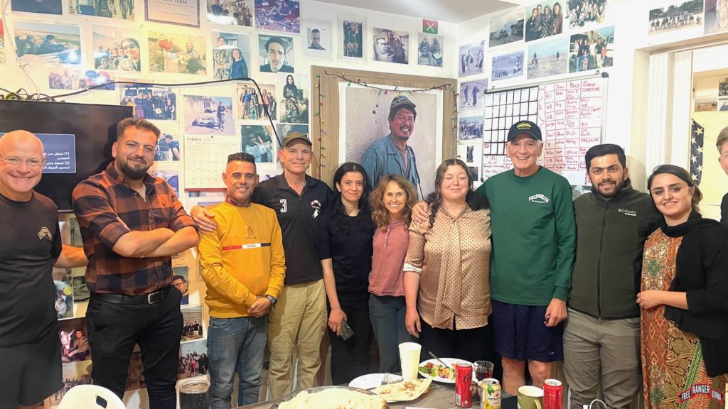 Our team of Dr. Shannon,Sousan’s brother-in-law, Ezadine, Dave, Sousan, Karen, Sousan’s mother, Congressman Ralph Abraham, Dolo, and his wife Evine.