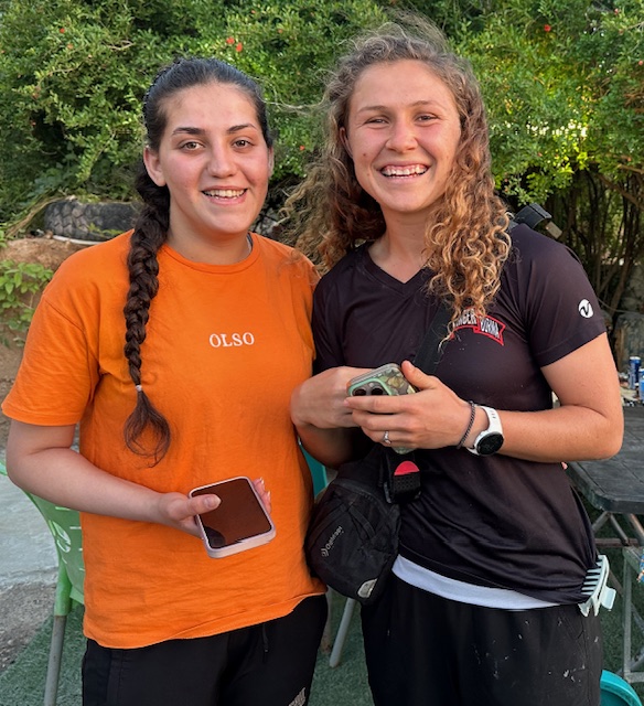 Suuzanne with Khadijah.