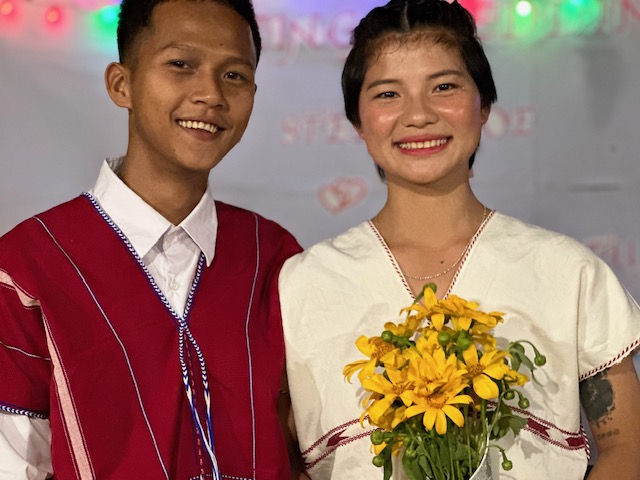 Married later that evening.