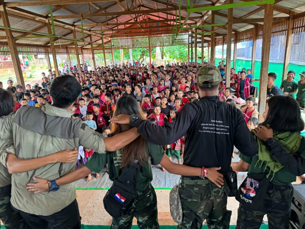 Rangers demonstrating love and unity.