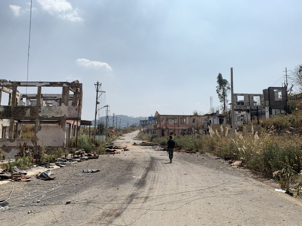 The ruins of Thantlang.