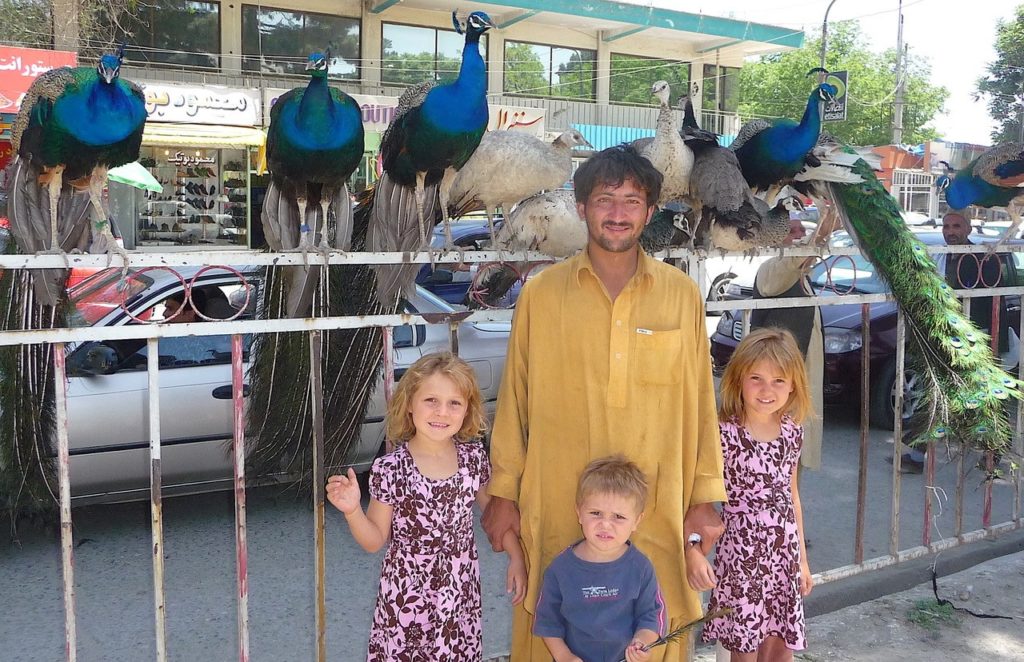 With Afghan family Kabul 2007