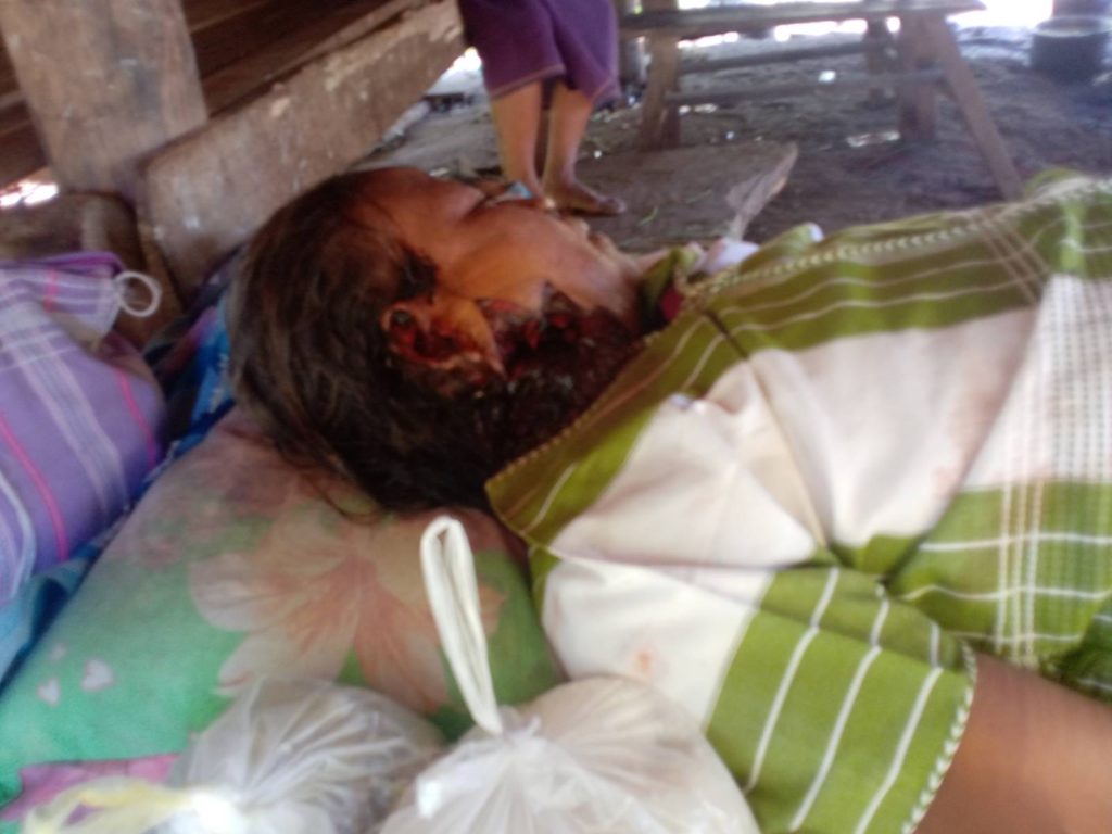 Naw Day Nya Paw, shot dead by Burma Army soldiers.