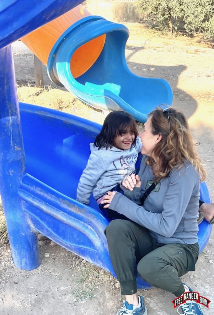 Reload love playground enjoyed by the children in Tel Tamir.