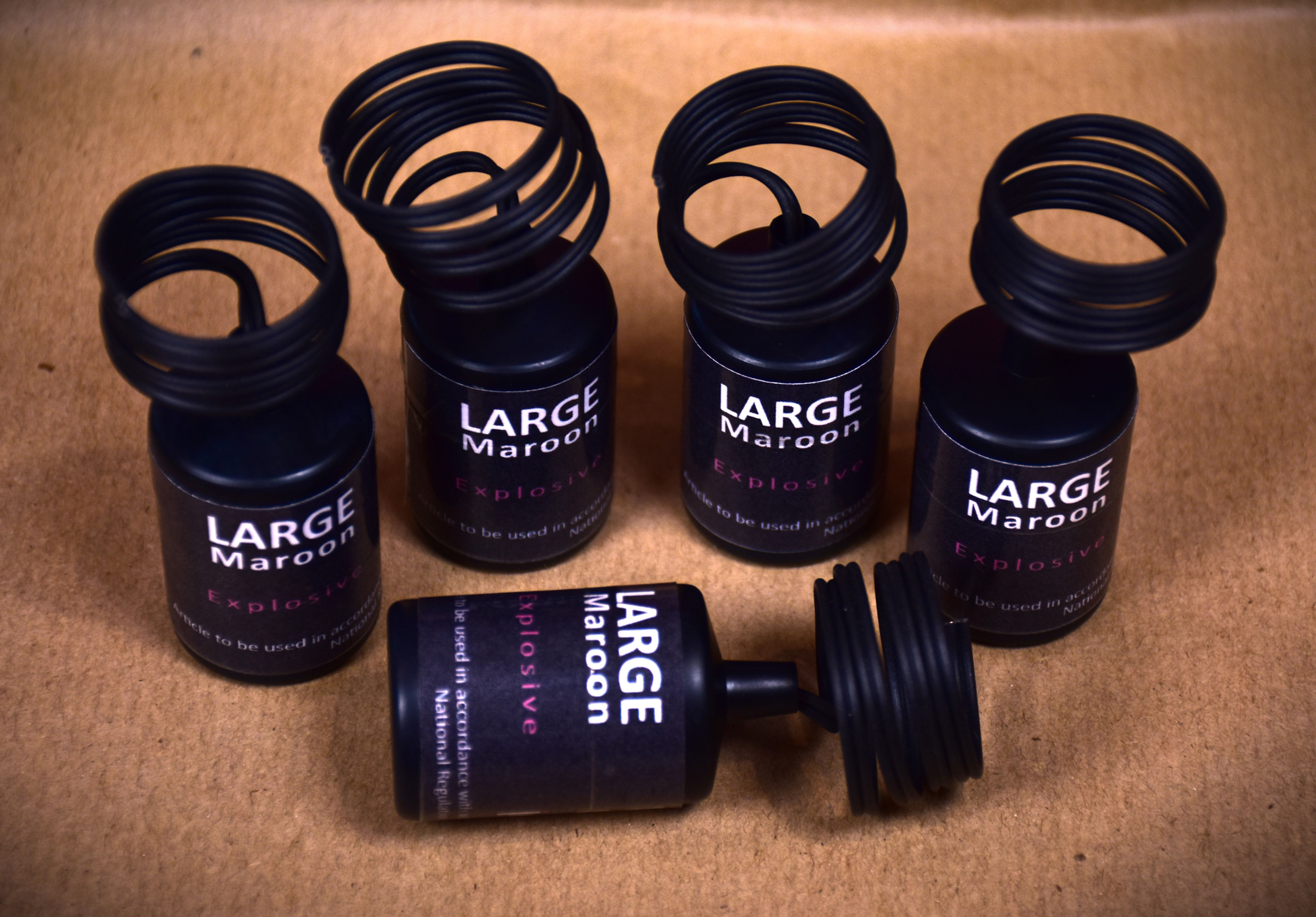 Large Maroon - Container of 5