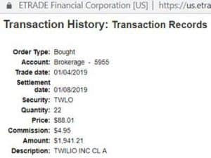 Best Stock Newsletter Example Trade