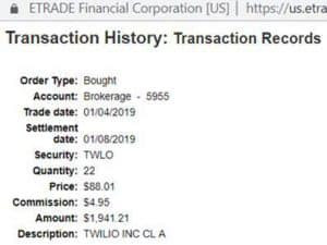 Best Stock Newsletter Example Trade