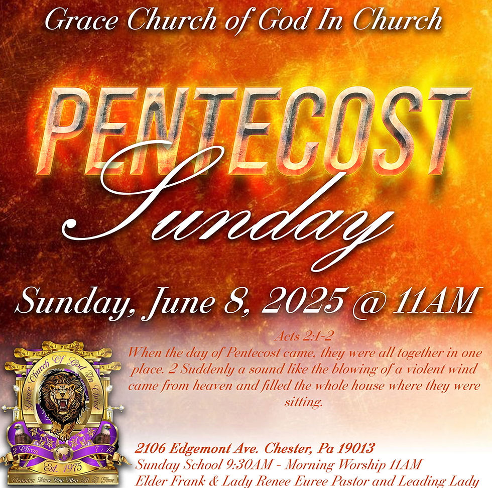 Pentecost Sunday