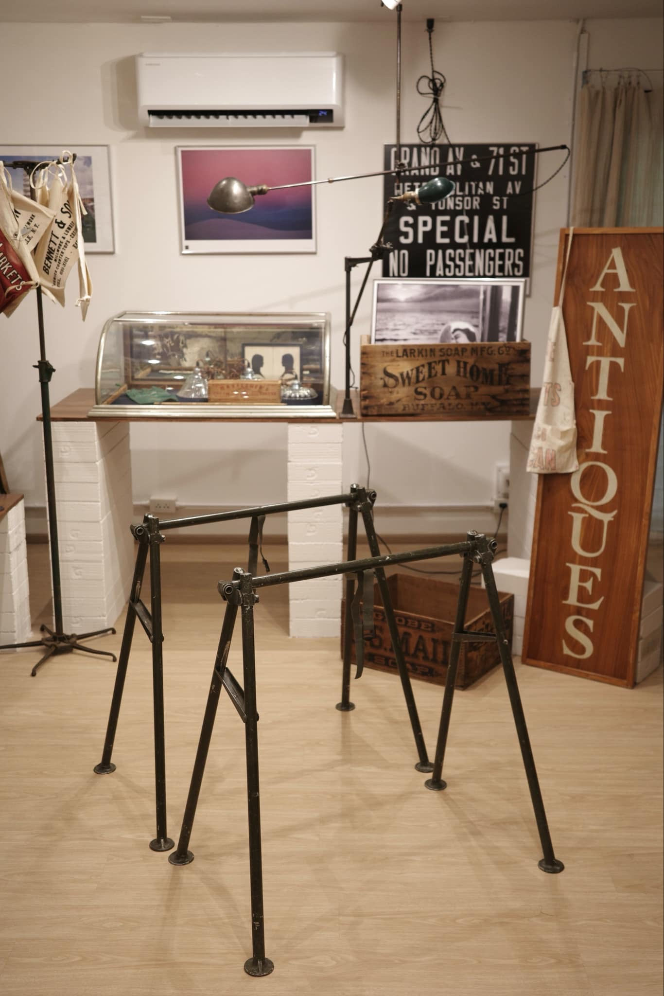 Vintage Military folding table legs