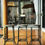 Thumbnail: Original Vintage UHL Toledo Stools with footrest. U.S.A.