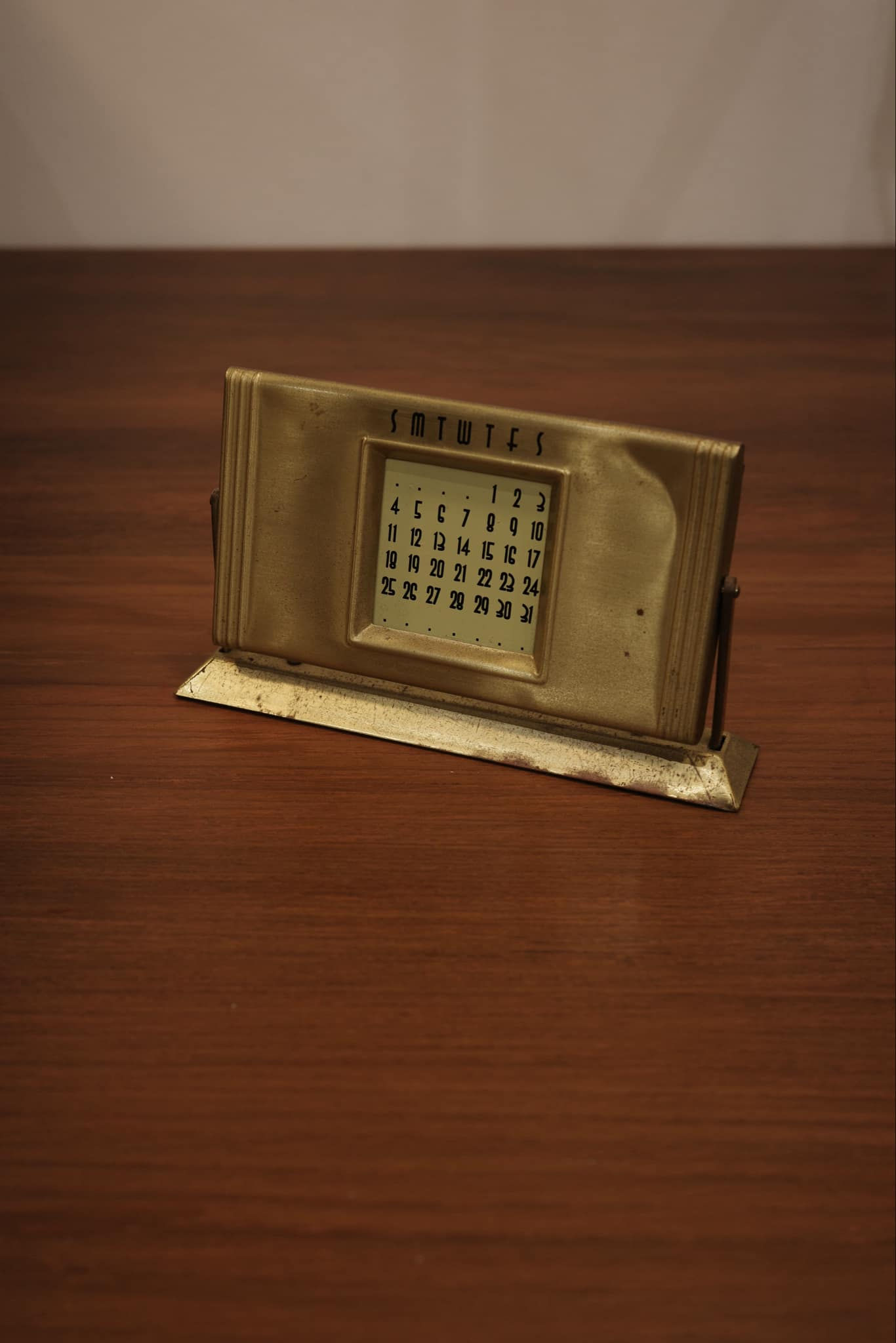 Vintage Brass Perpetual Calendar