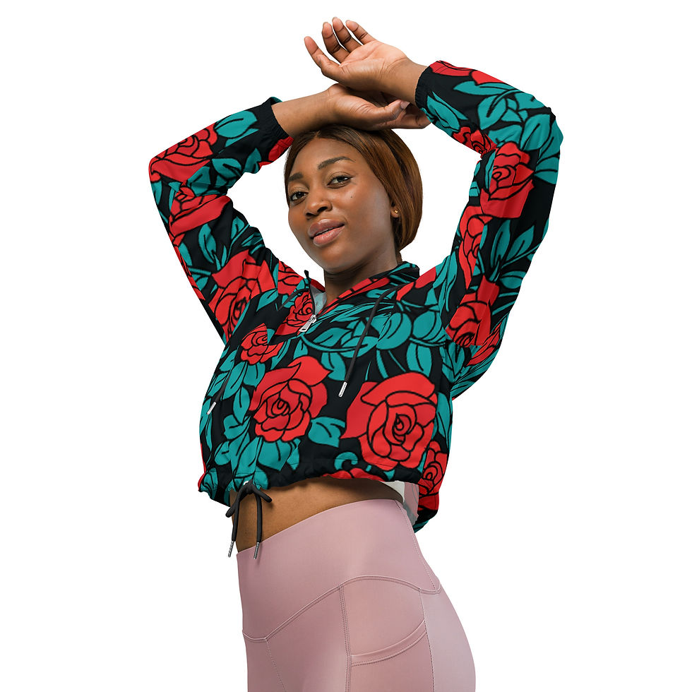 Thumbnail: TMC Women’s crop windbreaker rose