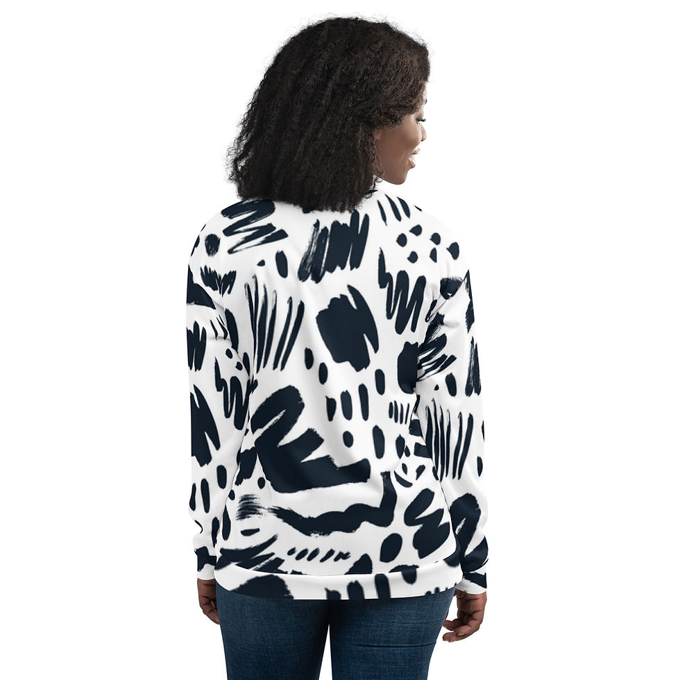 Thumbnail: Unisex Graphic TMC Bomber Jacket