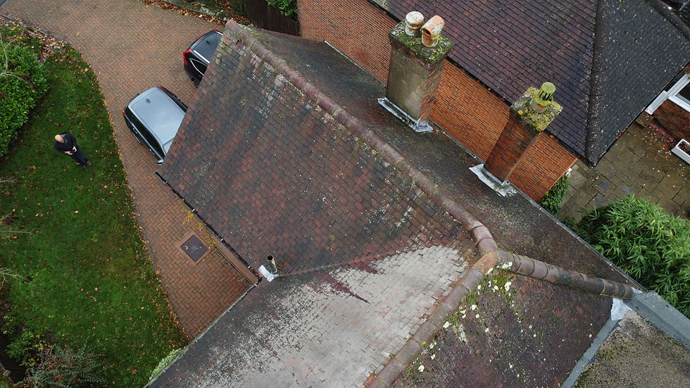 Weathered Clay Tile Roof