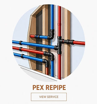Grade-A PEX repiping installation by Altadena Handyman
