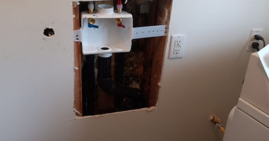 laundry box installation