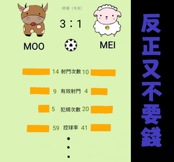 賽事分析數據