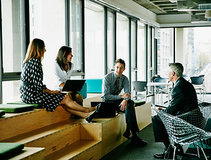 Reunión de negocios informal