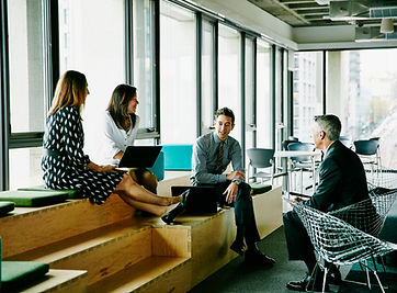 Reunión de negocios informal