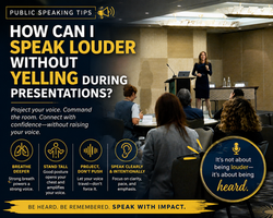 How to Speak Louder Executive presentation coaching Media training for healthcare executives