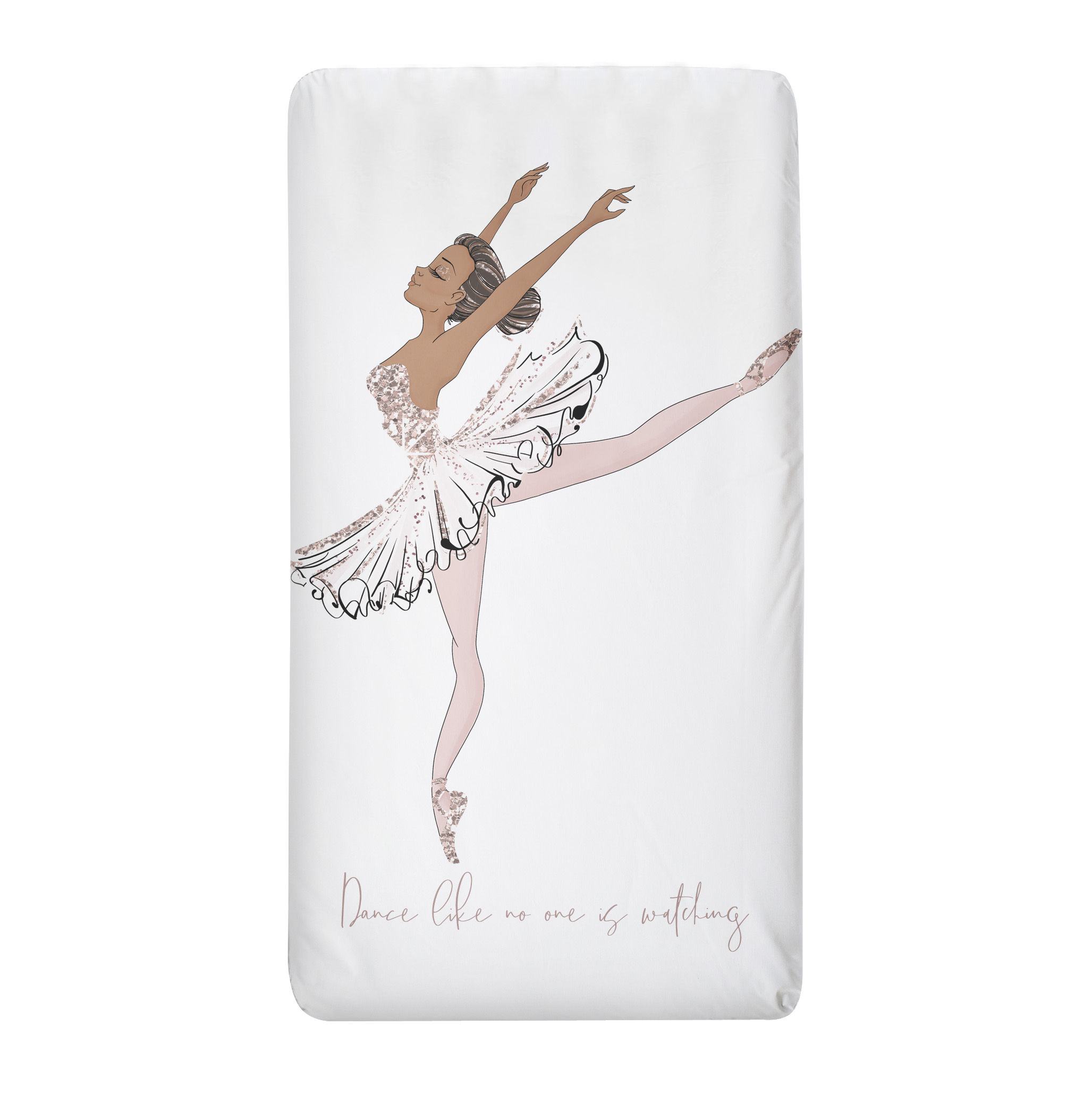 Crib fitted sheet - Ballerina