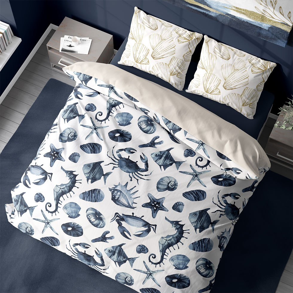 Thumbnail: Duvet cover - Neptune patterns