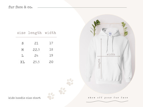 personalized fur face kids hoodie fur face