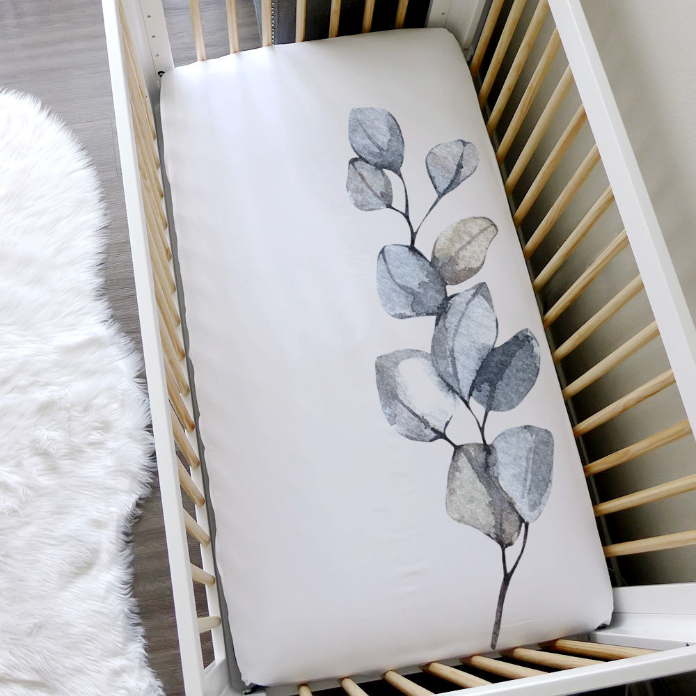 Personalized crib fitted sheet - Wild Flower