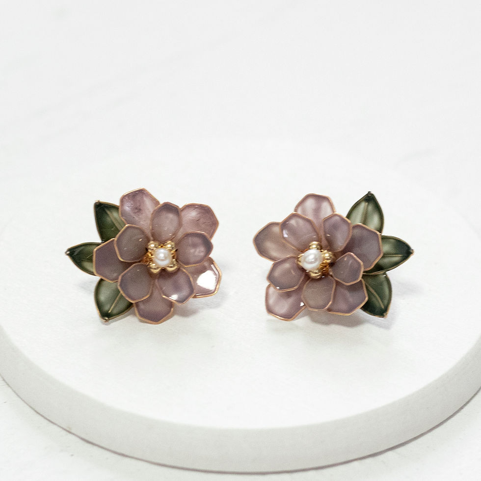 FRENCH LILAC＞ HARU｜Pearl Earrings | 0924 Laboratory