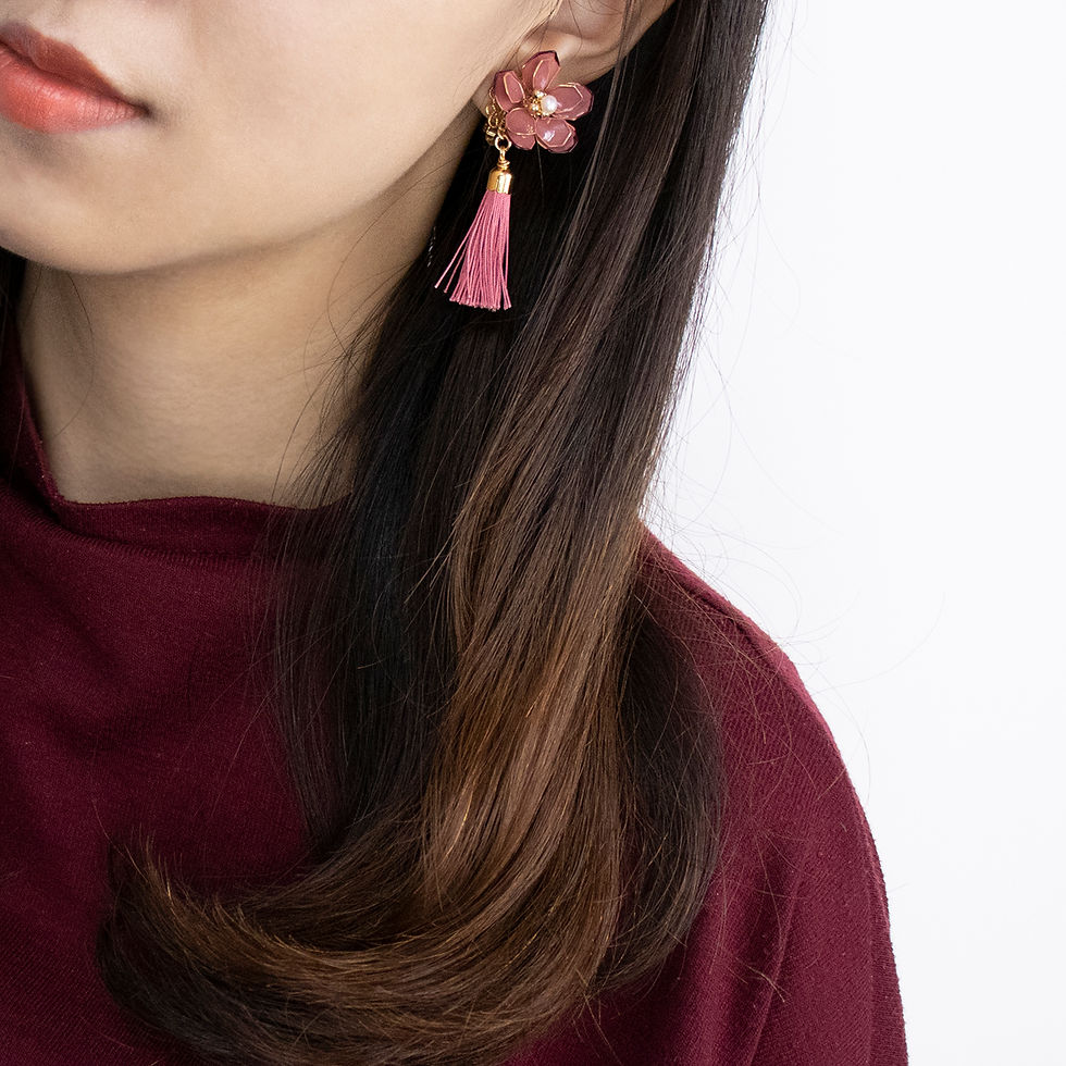 Thumbnail: ＜ROSE TAUPE＞ HOLA｜Pearl Earrings