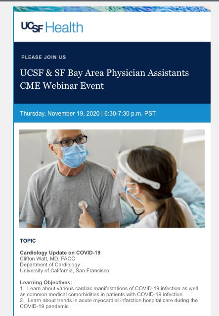 SFBA PA November 2020 Meeting [Virtual-Cat. 1 CME]