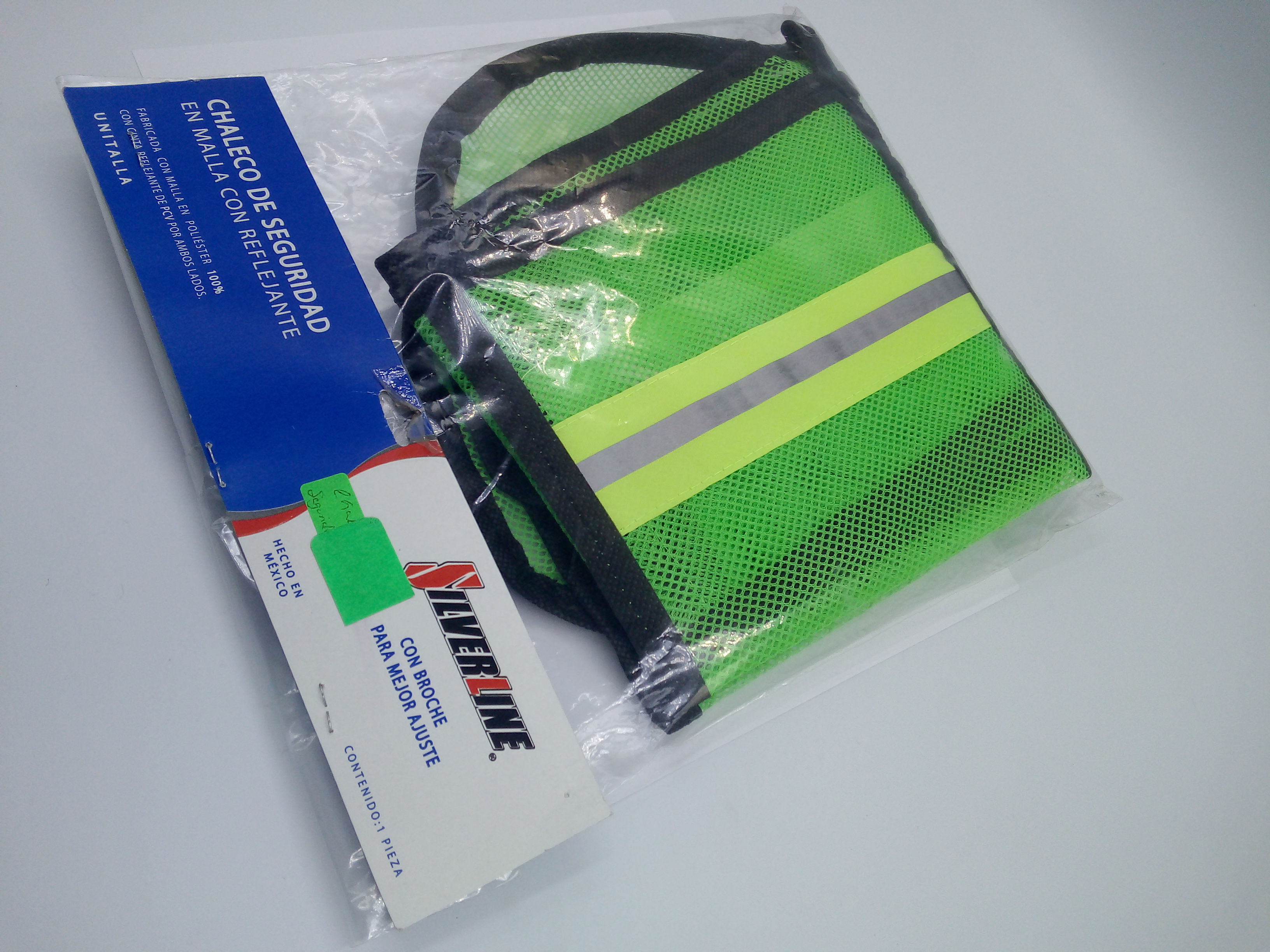 Chaleco de seguridad con reflejante. 1 pza.