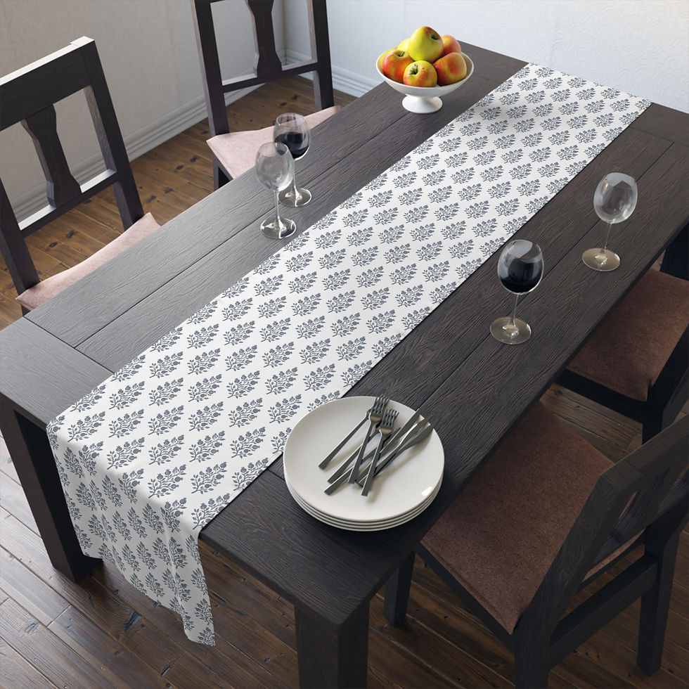 Thumbnail: Blue Pomegranate Table Runner