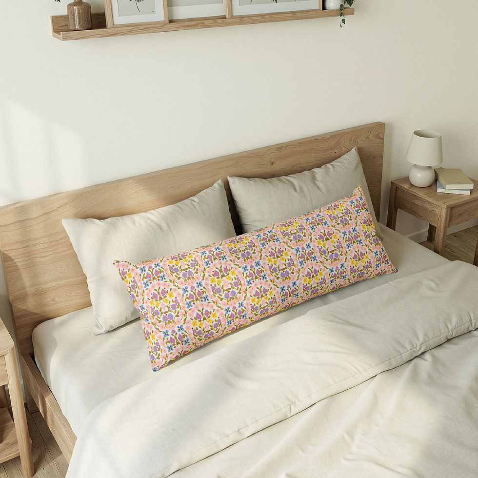 Thumbnail: Sweetflower Kaleidoscopic Body Pillow