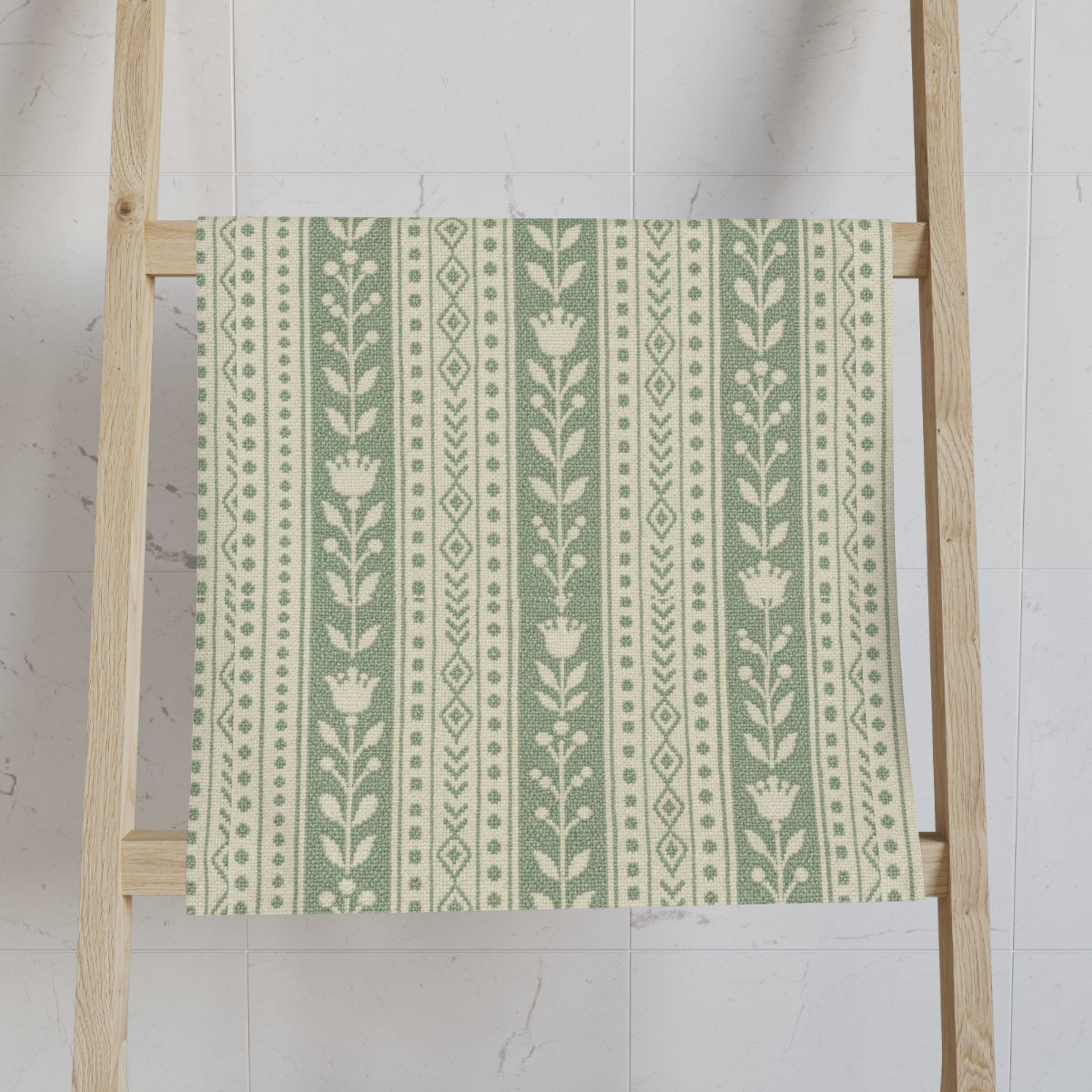 Garden Rhythm Hand Towel