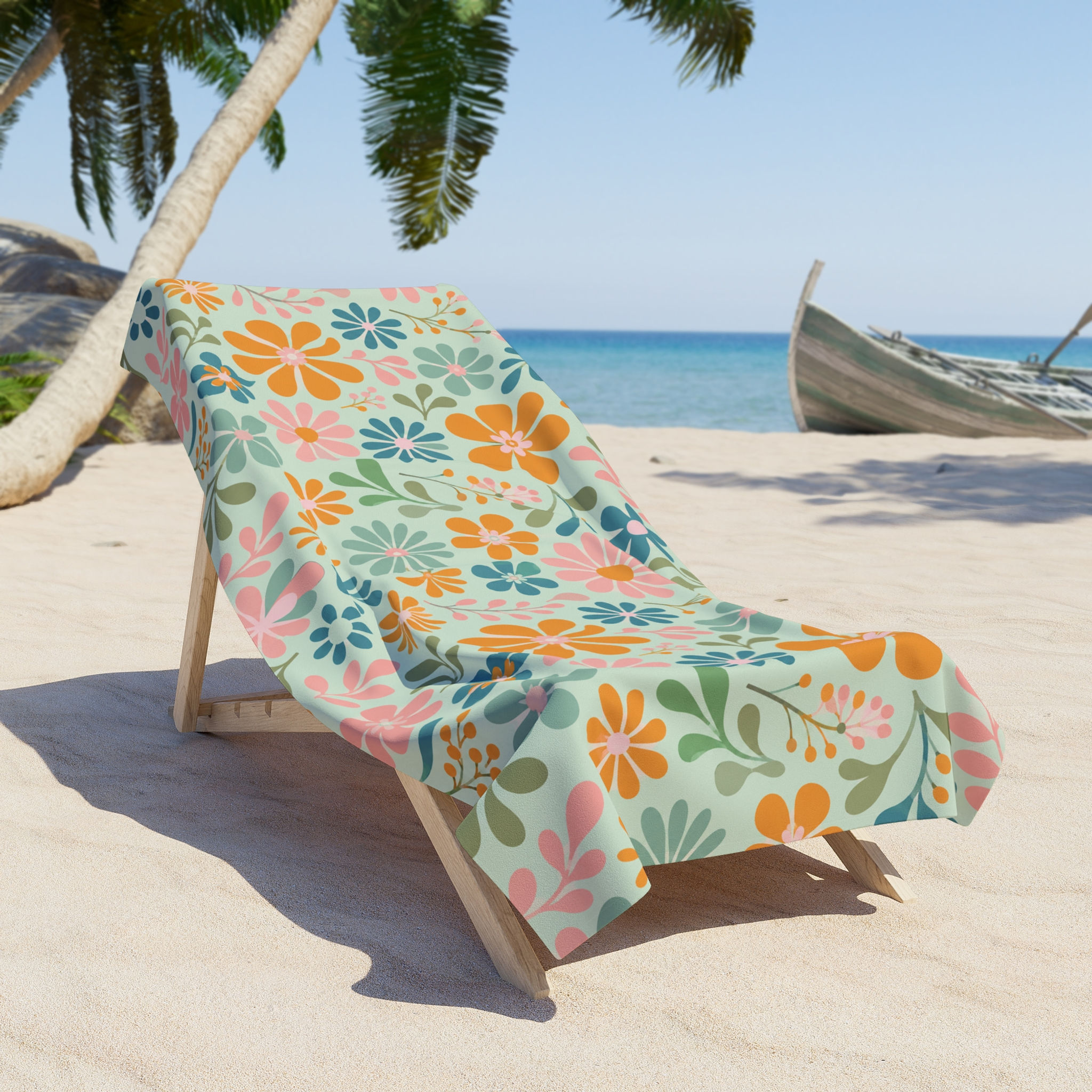 Morning Meadow Beach Towel