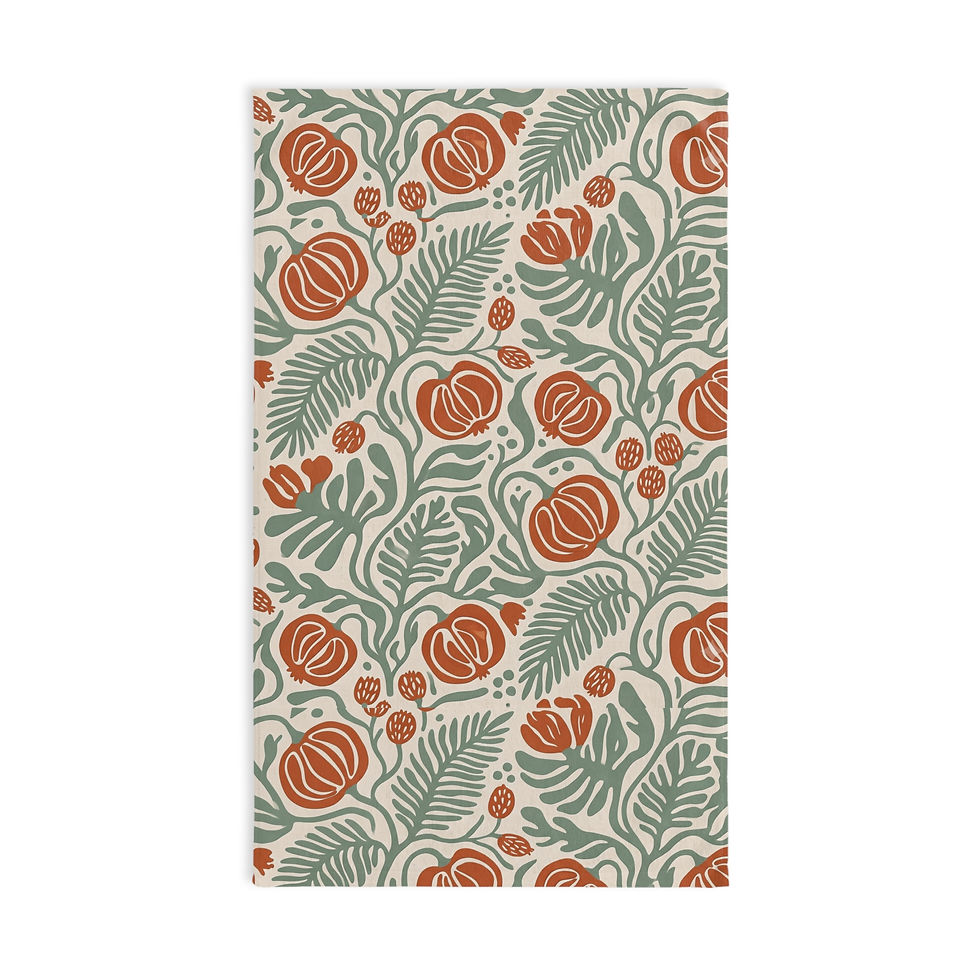 Thumbnail: Harvest Seed Pod Hand Towel