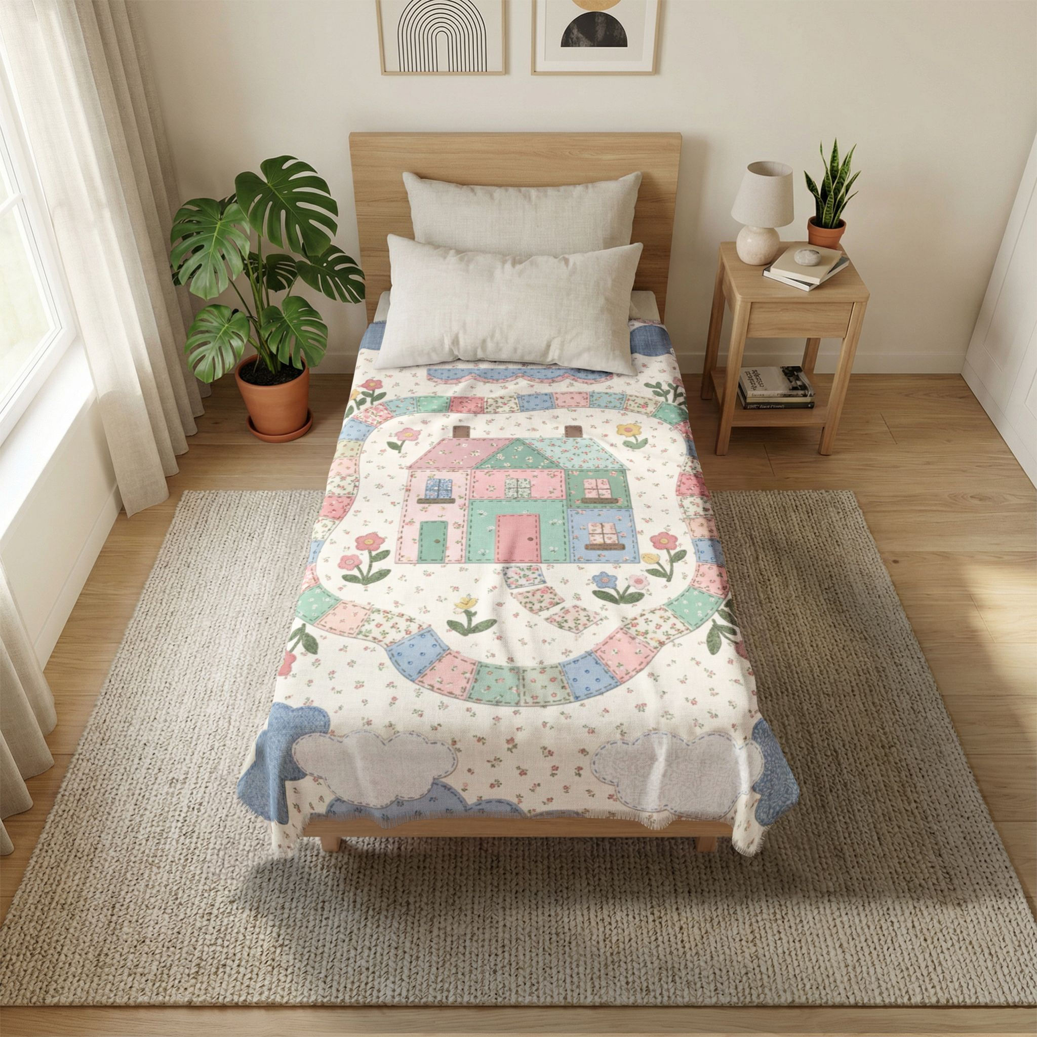 Little Explorer Secret Cottage Kid Coverlet 