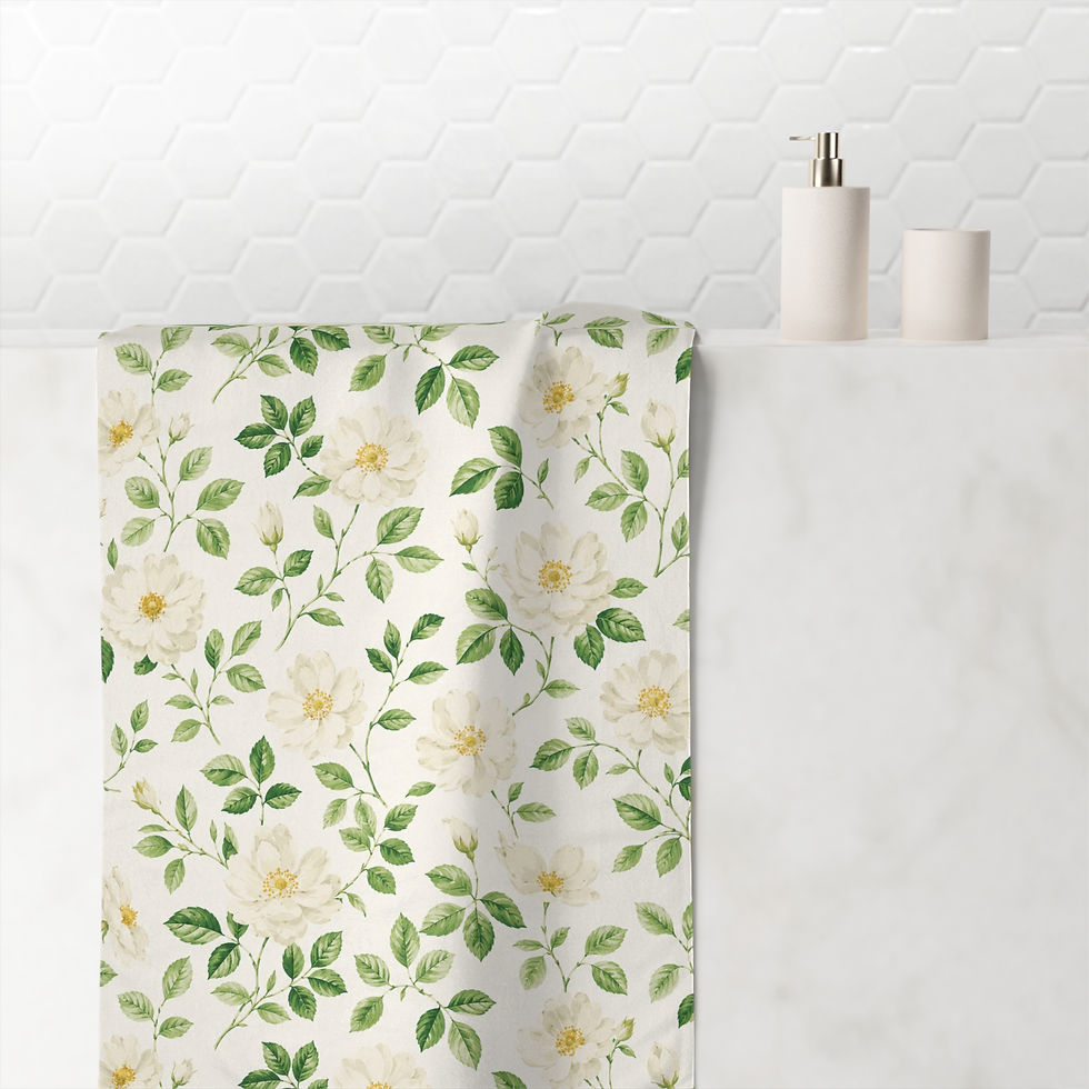 Thumbnail: Blooming Porch Cotton Towel