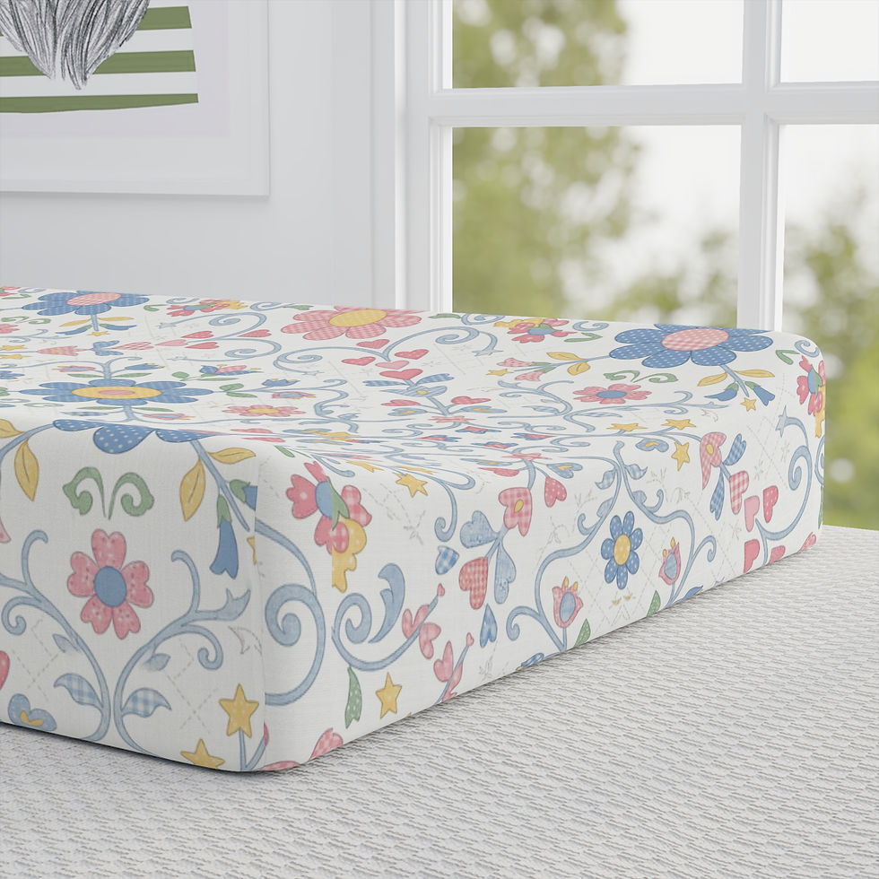 Thumbnail: Pastel Pixie Dream Baby Changing Pad Cover