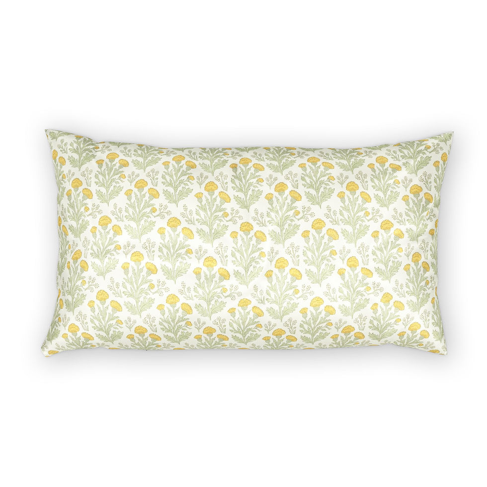 Thumbnail: Golden Dandelion Meadow Cotton Pillow Sham 