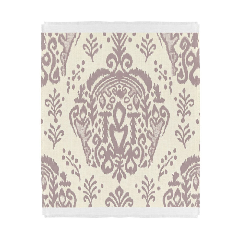 Thumbnail: Artisan Ikat Coverlet - Mauve
