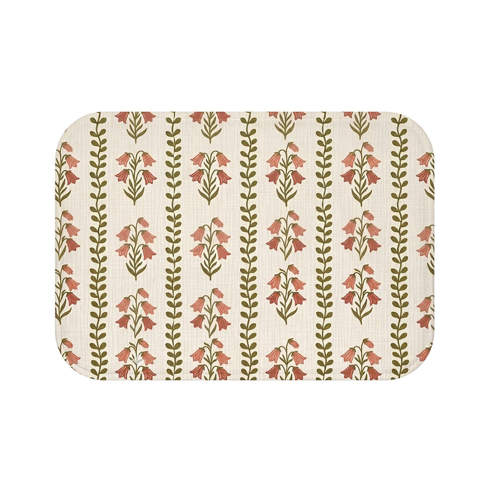 Thumbnail: Canterbury Bellflower Bath Mat 